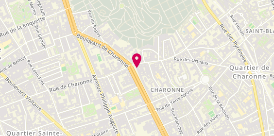 Plan de CHANDESON Claude, 146 Boulevard de Charonne, 75020 Paris