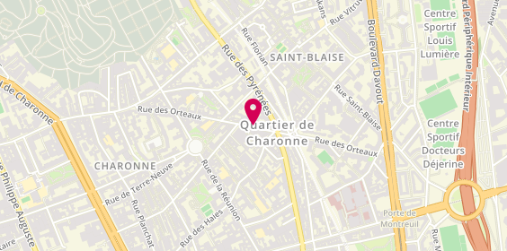 Plan de PARCHARD Eric, 63 Rue des Orteaux, 75020 Paris