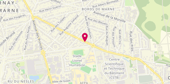Plan de BERNARD NARBONNE Francis, 74 Avenue Jean Jaurès, 77420 Champs-sur-Marne
