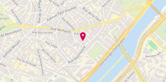 Plan de IANASI Andreia, 3 Rue Lyautey, 75016 Paris