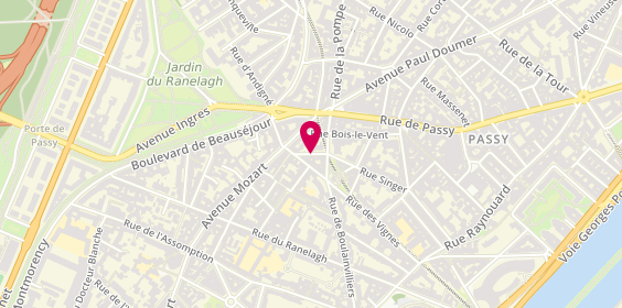 Plan de BUNEL Laurent, 41 Rue Singer, 75016 Paris