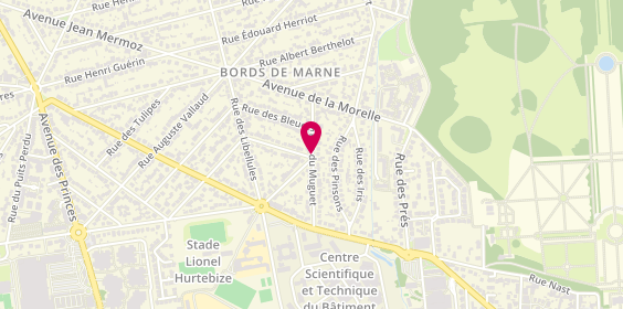 Plan de RAMONET Claire-Marie, 21 Rue du Muguet, 77420 Champs-sur-Marne