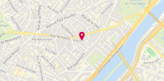 Plan de LE Roux Florent, 9 Bis Rue Chernoviz, 75016 Paris