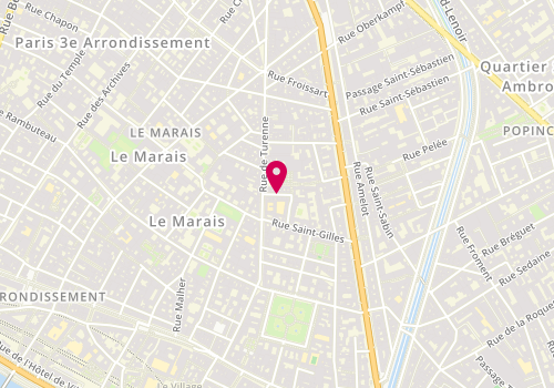 Plan de DUPAS Thomas, 20 Rue Villehardouin, 75003 Paris