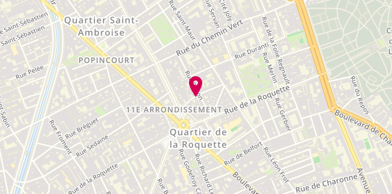 Plan de MELLOUL Thierry, 8 Rue Camille Desmoulins, 75011 Paris