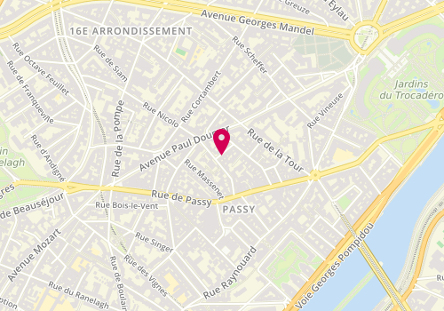 Plan de OTERO MONTES IVAN, 7 Rue Paul Saunière, 75016 Paris