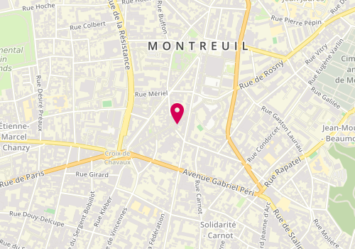 Plan de MOINGEON Samara, 54 Rue du Capitaine Dreyfus, 93100 Montreuil