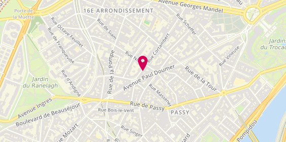 Plan de CARLIER Vincent, 57 Rue Cortambert, 75016 Paris