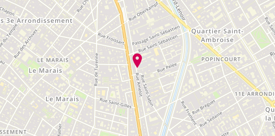 Plan de DJIAN Axel, 62 Rue Amelot, 75011 Paris