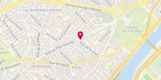 Plan de GUEHO Didier, 47 Avenue Paul Doumer, 75016 Paris