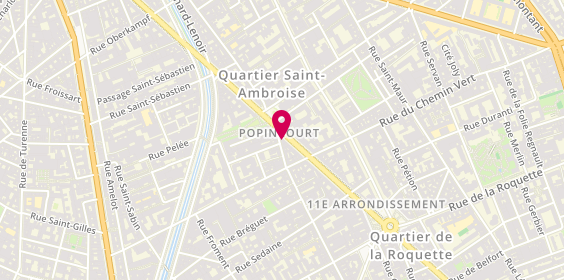 Plan de CLIO-ASSOUVIE Marie-Josèphe, 90 Boulevard Voltaire, 75011 Paris