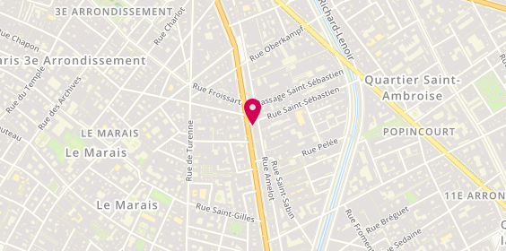 Plan de SEN Acelya, 102 Boulevard Beaumarchais, 75011 Paris