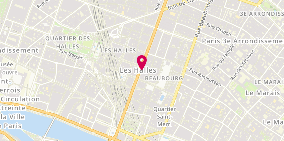 Plan de GUILLAUME Philippe, 28 Bis Boulevard Sebastopol, 75004 Paris