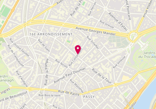 Plan de BRISON Anne, 35 Rue Cortambert, 75016 Paris