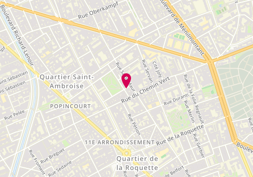 Plan de TOLEDANO Naomi, 22 Rue Rochebrune, 75011 Paris