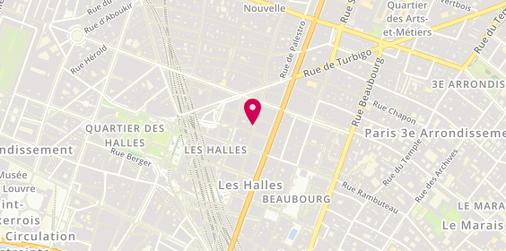 Plan de HALLEUX Marc, 119 Rue Saint Denis, 75001 Paris