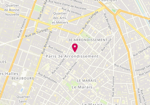 Plan de DA CRUZ Isis, 32 Rue Pastourelle, 75003 Paris