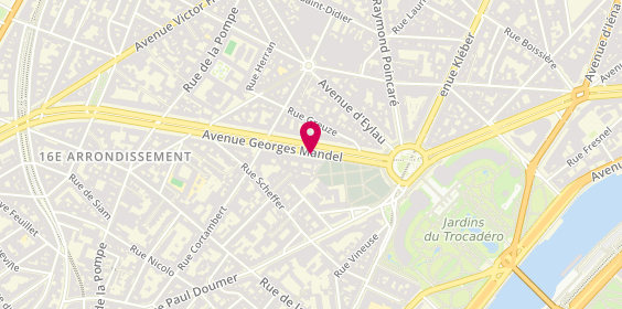 Plan de COCUZZA Cesaré, 29 Avenue Georges Mandel, 75116 Paris