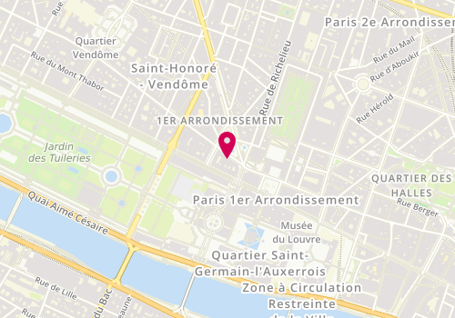 Plan de HARDT Claire, 163 Rue Saint Honore, 75001 Paris