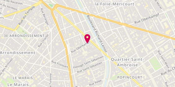 Plan de FOURNEL Lou, 24 Rue Oberkampf, 75011 Paris