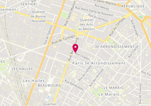 Plan de THURET Arnaud, 23 Rue Chapon, 75003 Paris