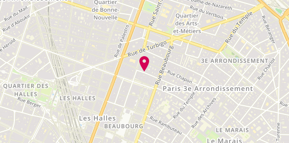 Plan de NOISETTE Henri, 44 Rue de Montmorency, 75003 Paris