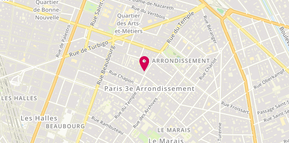 Plan de NDIAYE Awa, 133 Rue du Temple, 75003 Paris