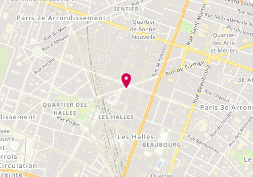 Plan de FEDERSPIEL Emma, 14 Rue de Turbigo, 75001 Paris