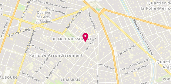 Plan de DELAPORTE ANNE LAURE, 22 Rue de Picardie, 75003 Paris