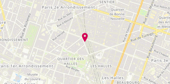 Plan de LE TEXIER Karine, 30 Rue Montmartre, 75001 Paris
