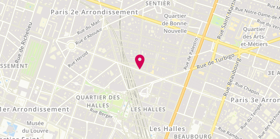 Plan de LEGRIS Anaïs, 28 Rue Étienne Marcel, 75002 Paris