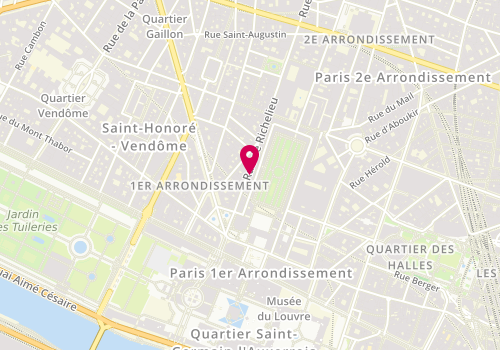 Plan de BROUDIC Lise, 24 Rue de Richelieu, 75001 Paris