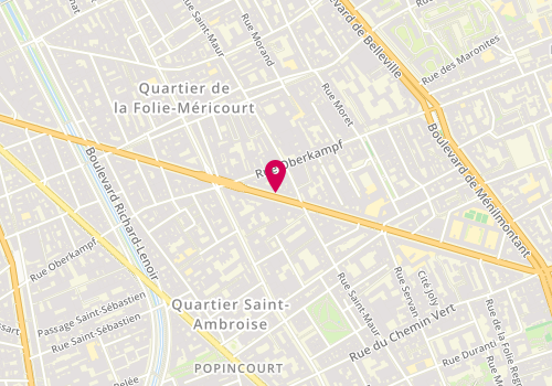 Plan de RAGU Maxence, 51 Avenue de la République, 75011 Paris