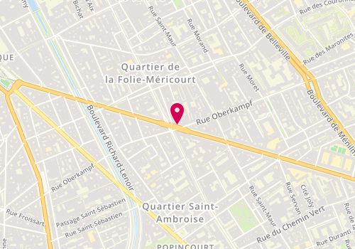 Plan de VIGUIER Loïc, 43 Avenue de la Republique, 75011 Paris