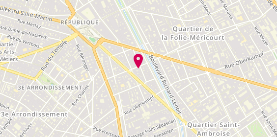 Plan de BARNOIN Clélia, 20 Rue Jean-Pierre Timbaud, 75011 Paris