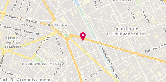 Plan de LEDOS Justine, 57 Rue de Malte, 75011 Paris