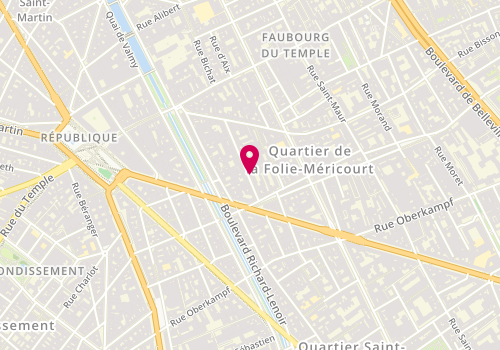 Plan de MILLOT Martin, 4 Ter Rue de la Pierre Levée, 75011 Paris