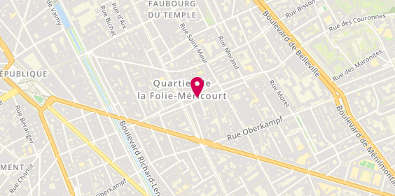 Plan de FAMILIARI Dominique, 55 Bis Rue Jean-Pierre Timbaud, 75011 Paris