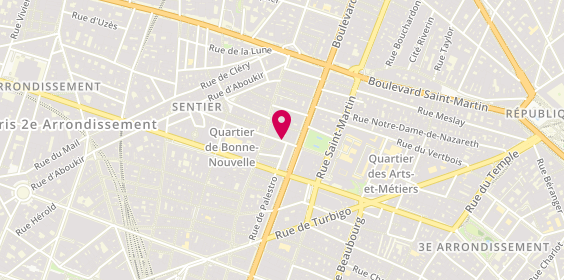 Plan de LAURET Adam, 6 Rue du Caire, 75002 Paris