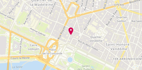 Plan de TRANSBERGER Cédric, 6 Rue Saint Florentin, 75001 Paris