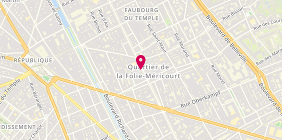 Plan de BOURGINEAU Marion, 107 Avenue Parmentier, 75011 Paris