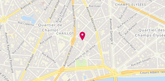 Plan de CARN DUCRET FANNY, 23 Rue Georges Bizet, 75116 Paris