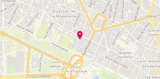 Plan de GRANVILLE Sacha, 12 Rue Boissy d'Anglas, 75008 Paris