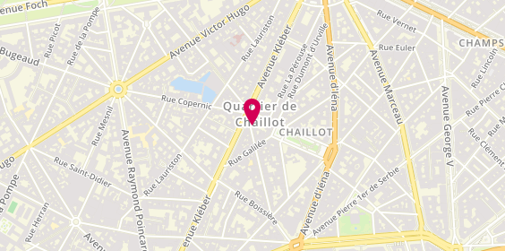 Plan de FEARD Nadine, 46 Rue de L 'Amiral Hamelin, 75116 Paris