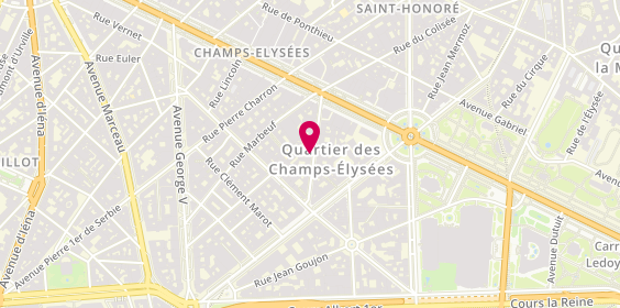 Plan de SMADJA Gérard, 15 Rue de Marignan, 75008 Paris