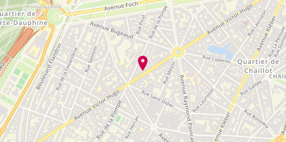 Plan de SALIBA-RANSON Isabelle, 108 Avenue Victor Hugo, 75116 Paris