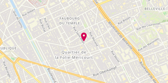Plan de CHAPON Muriel, 142 Rue Saint Maur, 75011 Paris