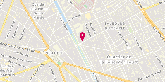 Plan de VIRLOGEUX Elise, 33 Rue Faubourg du Temple, 75010 Paris