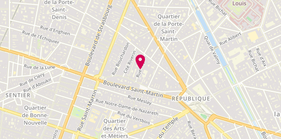 Plan de LASSELIN Joséphine, 10 Rue Taylor, 75010 Paris