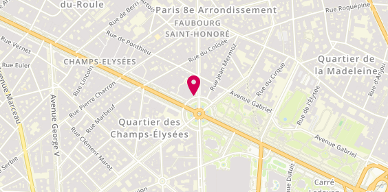 Plan de GONOD Maxime, 12 Rond Point des Champs Élysées, 75008 Paris
